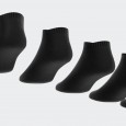 adidas Unisex' Cushioned Sportswear Low-Cut Socks 6 Pairs - Black