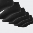 adidas Unisex' Cushioned Sportswear Low-Cut Socks 6 Pairs - Black