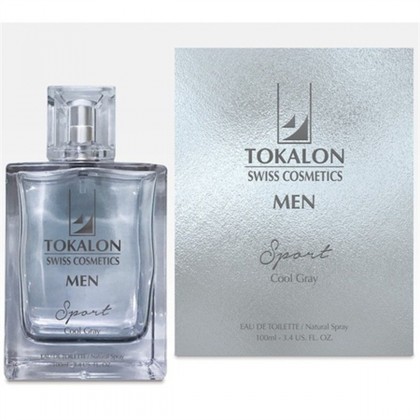 TOKALON SWISS COSMATICS MEN SPORT COOL GREY EDT 100ML