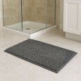 دعسة (سجادة حمام) مقاس 80×50 سم لون رمادي غامق