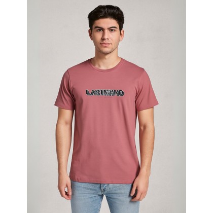 تيشيرت بأكمام طويلة للشباب لون موف