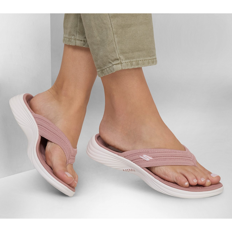 Skechers Women's Arch Fit Radiance Lure Flip Flops Slide
