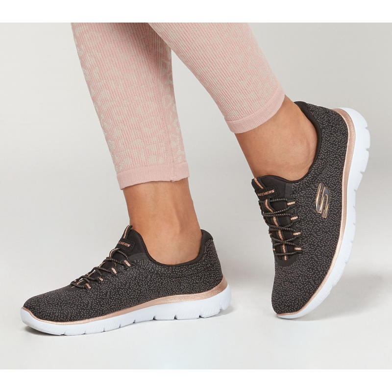 Skechers Women's Summits Fresh Take Slip-On Lace-Up Shoes