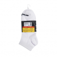 Skechers Mens' NON TERRY QTR CREW (41-46) 3 Pairs Socks - White