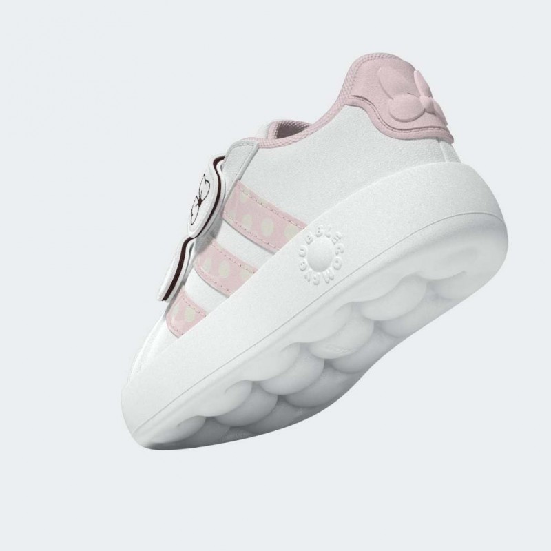 adidas Kids' x Disney Minnie Mouse Grand Court Shoes - White
