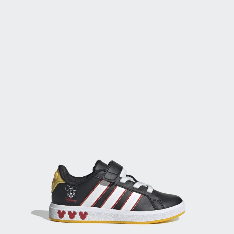 adidas Kids' Disney Mickey Mouse Grand Court Shoes - Black