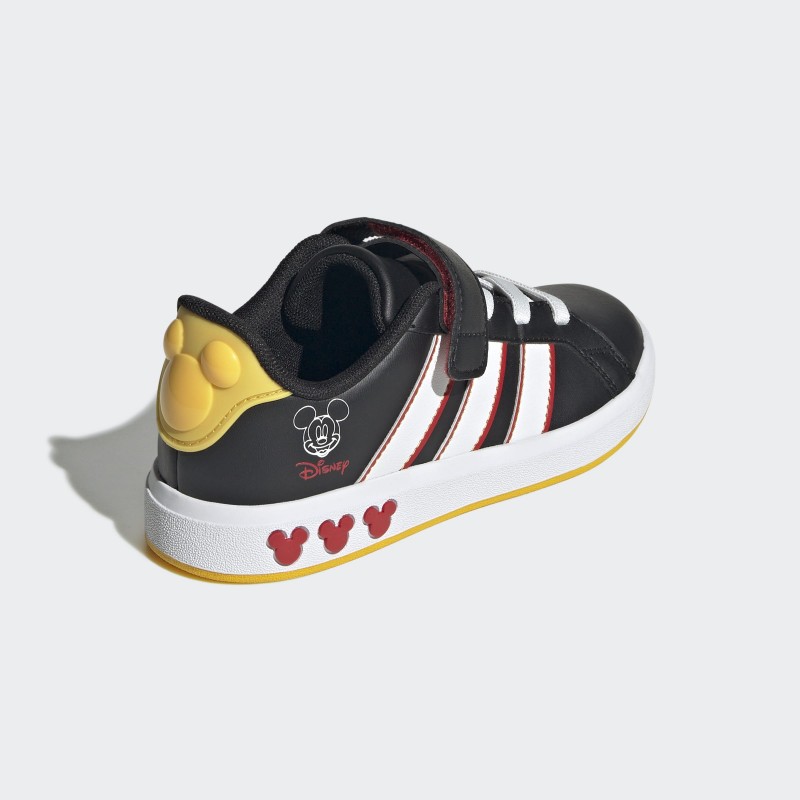 adidas Kids' Disney Mickey Mouse Grand Court Shoes - Black