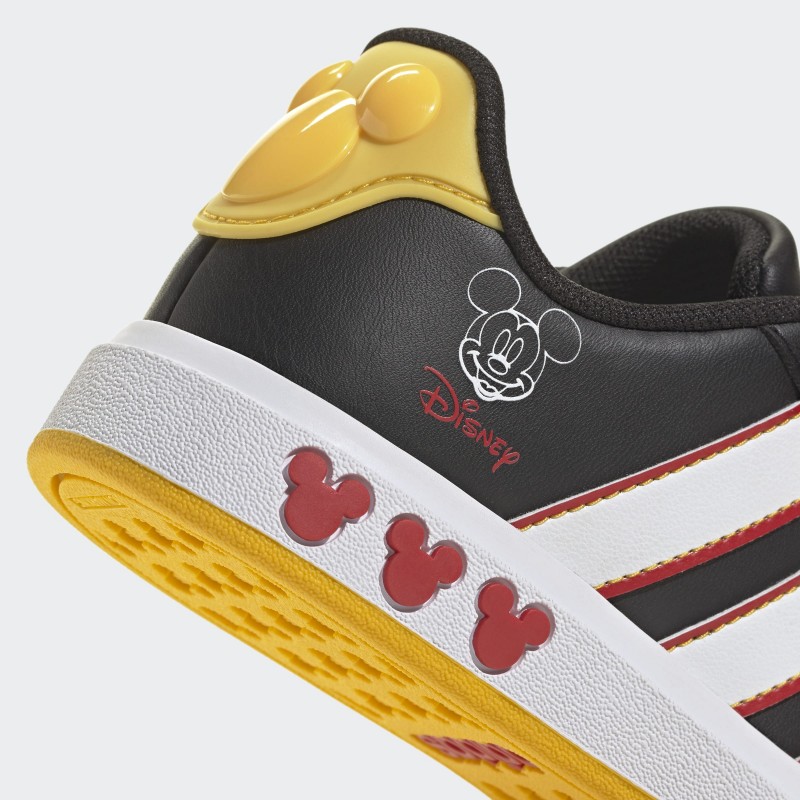 adidas Kids' Disney Mickey Mouse Grand Court Shoes - Black