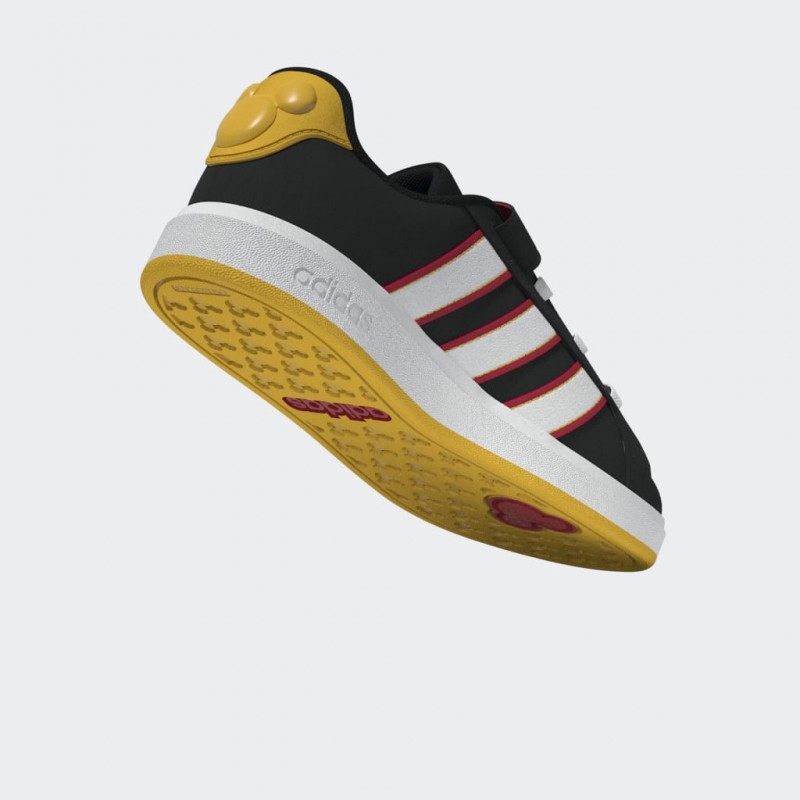 adidas Kids' Disney Mickey Mouse Grand Court Shoes - Black