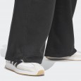 adidas Womens' ALL SZN Fleece Loose Wide-Leg Pants - Black