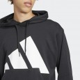 adidas Mens' Essentials Big Logo French Terry Hoodie - Black