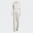 adidas Womens' Essentials 3-Stripes Track Suit - Beige