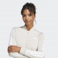adidas Womens' Essentials 3-Stripes Track Suit - Beige