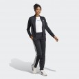 adidas Womens' Essentials 3-Stripes Track Suit - Black
