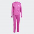 adidas Womens' Essentials 3-Stripes Track Suit - Pink