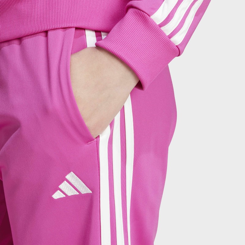 adidas Womens' Essentials 3-Stripes Track Suit - Pink