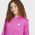 adidas Womens' Essentials 3-Stripes Track Suit - Pink