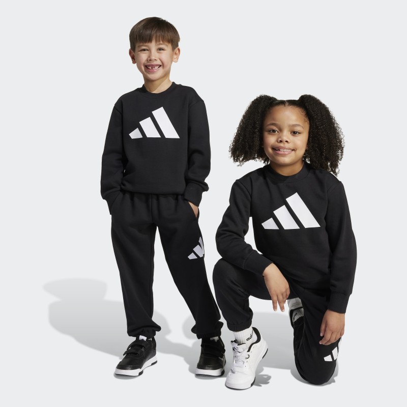 adidas Kids' Unisex Essentials Joggers Set - Black