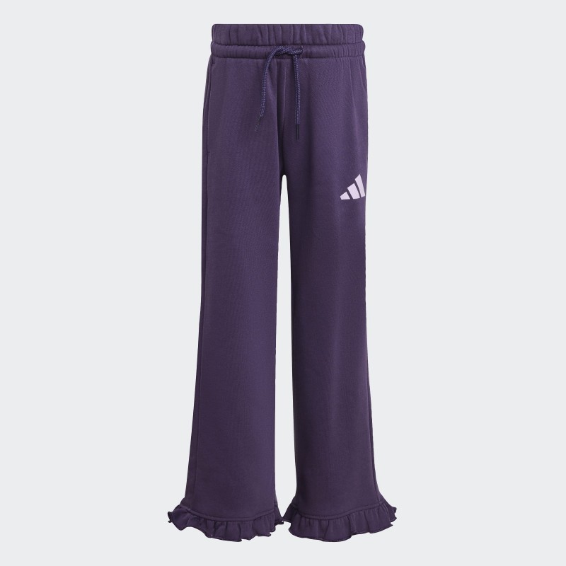adidas Kids' Girl Fleece Jogger Set - Purple