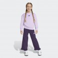 adidas Kids' Girl Fleece Jogger Set - Purple