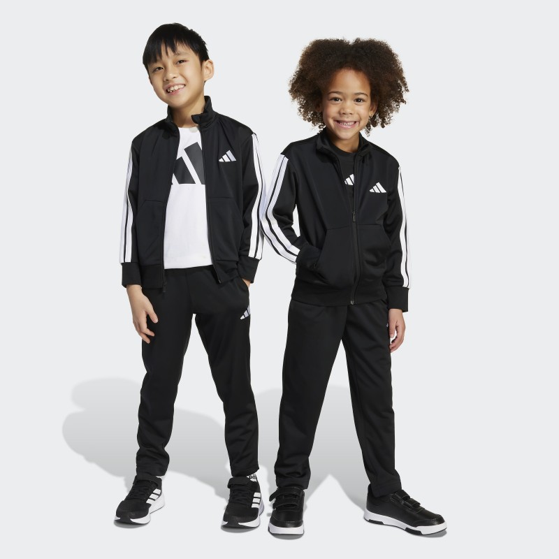 adidas Kids' Unisex Essentials Climacool Track Suit - Black