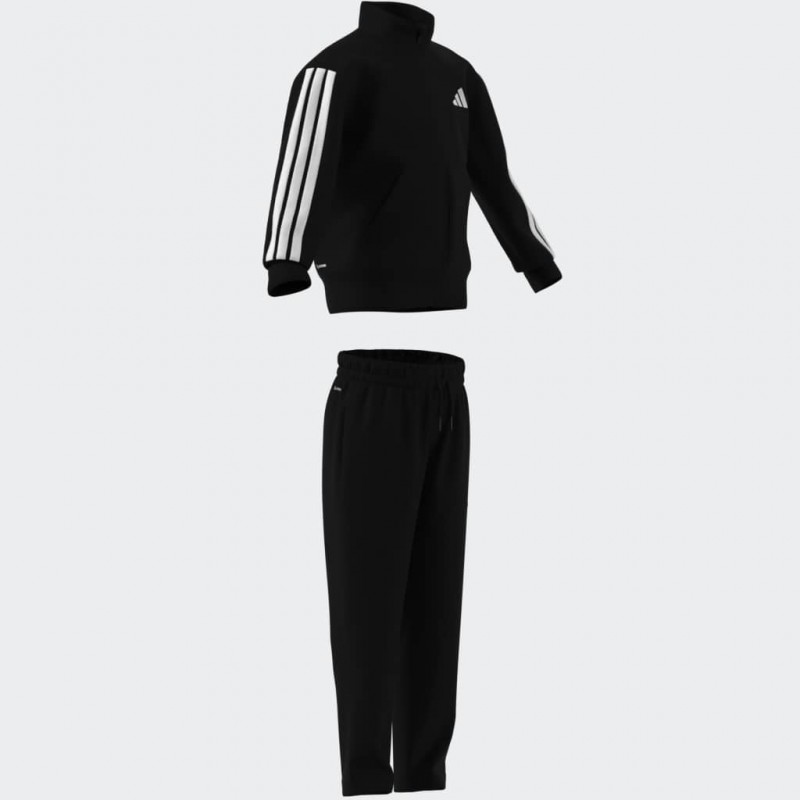 adidas Kids' Unisex Essentials Climacool Track Suit - Black