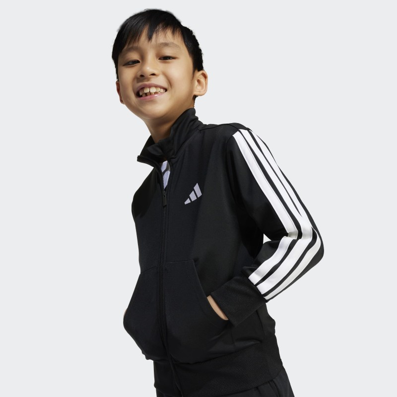 adidas Kids' Unisex Essentials Climacool Track Suit - Black