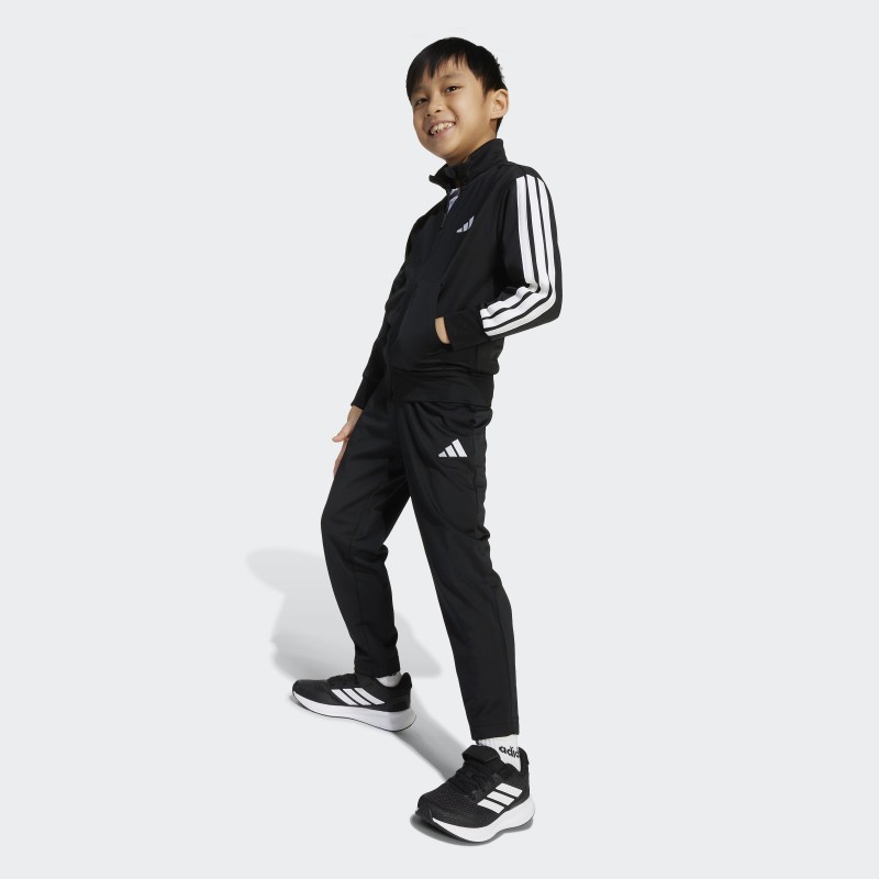 adidas Kids' Unisex Essentials Climacool Track Suit - Black