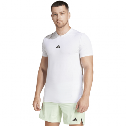 adidas Men's Designed for Training Workout Tee-White