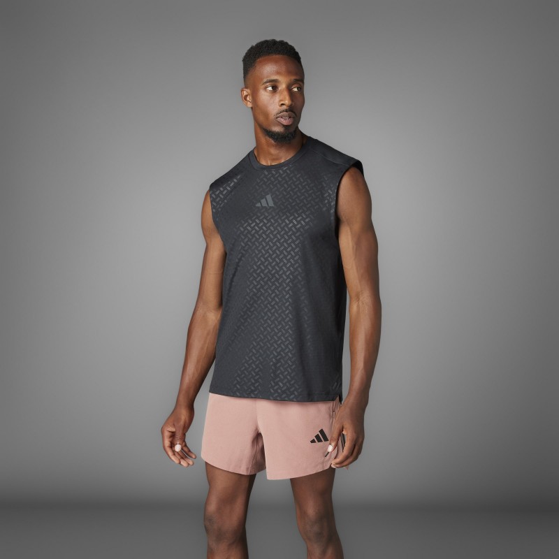adidas Men's 3-Stripes Power Tank Top - Black