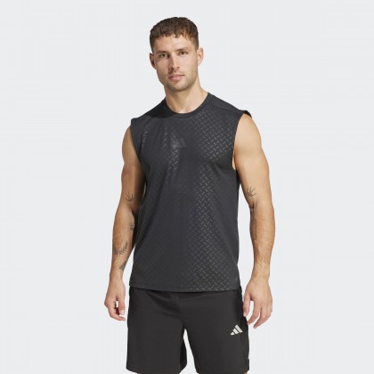 adidas Men's 3-Stripes Power Tank Top - Black