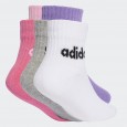 adidas Unisex' Kids Linear Ankle Socks 5 Pairs
