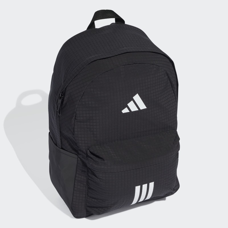 adidas Unisex' Essentials 3 Stripes Backpack - Black
