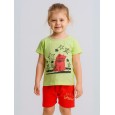 طقم أطفال قطعتين شورت + تيشيريت