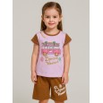 طقم أطفال قطعتين شورت + تيشيريت