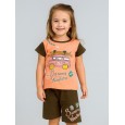 طقم أطفال قطعتين شورت + تيشيريت