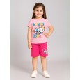 طقم أطفال بناتي تيشيرت + شورت