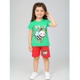 طقم أطفال بناتي تيشيرت + شورت