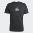 adidas Mens' Terrex Outdoor Athlete Graphic Tee - Black