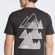 adidas Mens' Terrex Outdoor Athlete Graphic Tee - Black