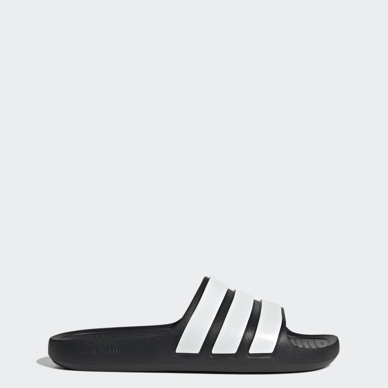 adidas Mens' Adilette Flow Slides - Black