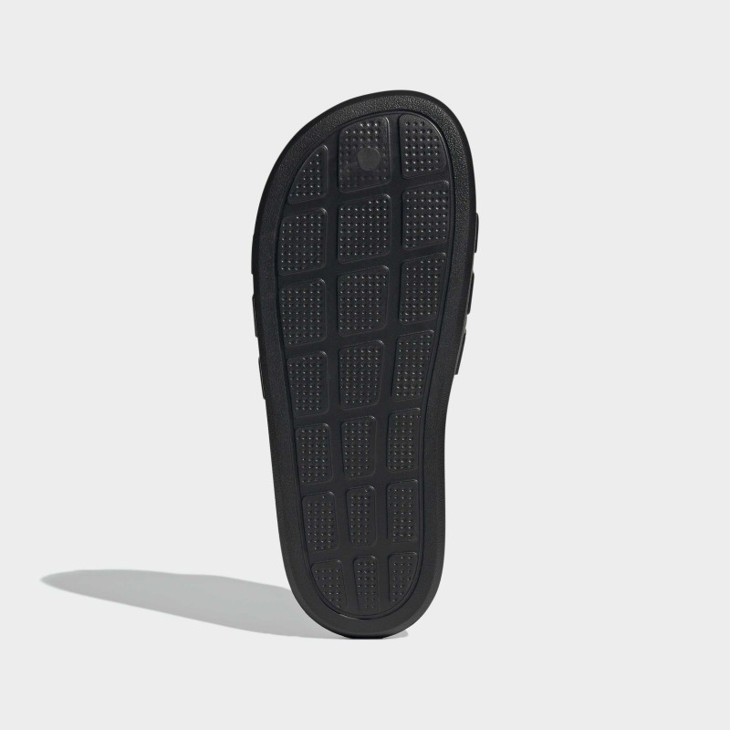 adidas Mens' Adilette Flow Slides - Black