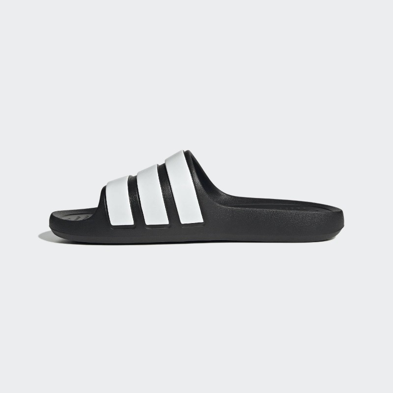 adidas Mens' Adilette Flow Slides - Black