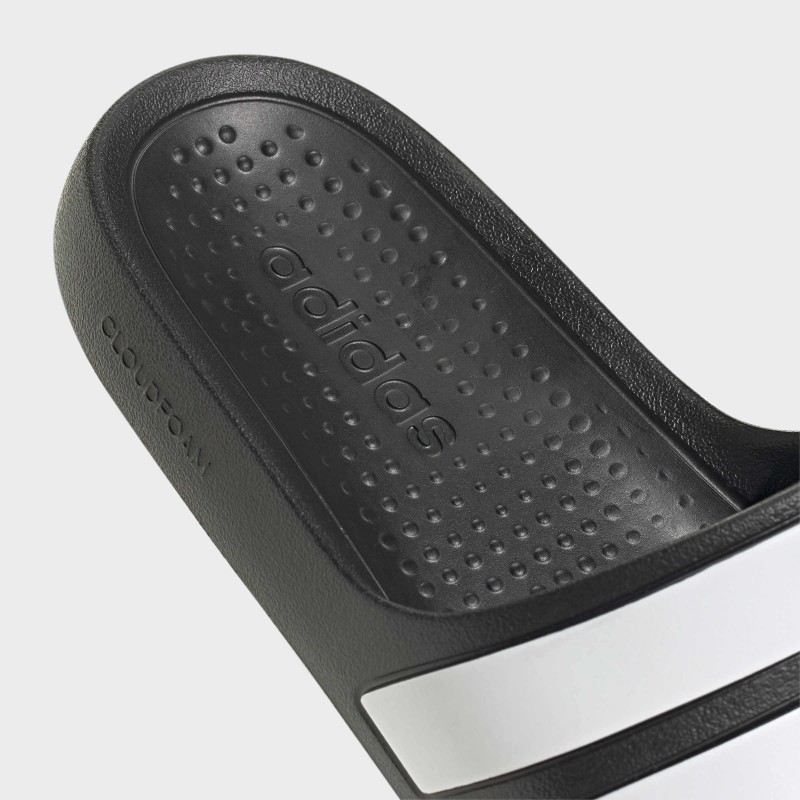 adidas Mens' Adilette Flow Slides - Black