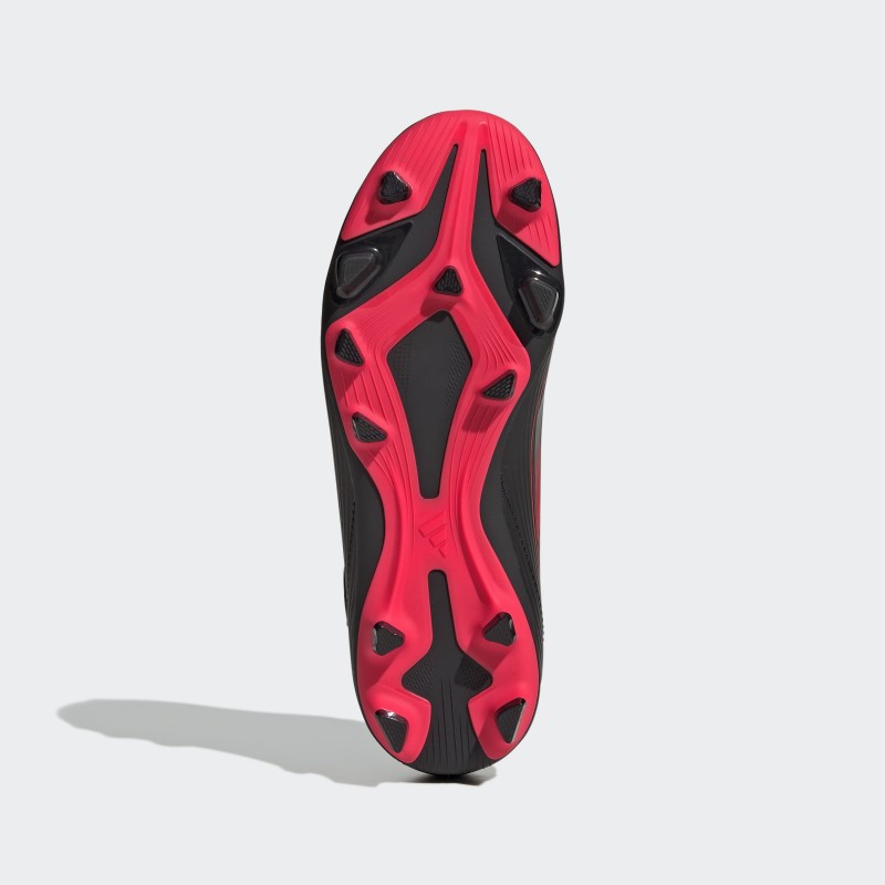 adidas Kids' F50 Club Hook-and-Loop Firm/Multi-Ground Boots - Black
