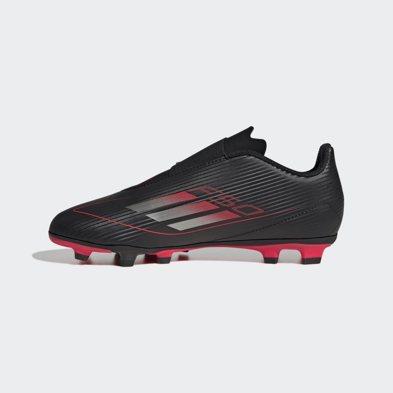 adidas Kids' F50 Club Hook-and-Loop Firm/Multi-Ground Boots - Black