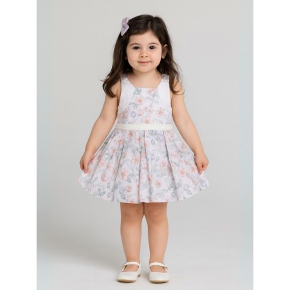 فستان بناتي مع رسومات