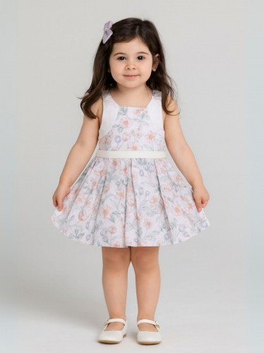 فستان بناتي مع رسومات