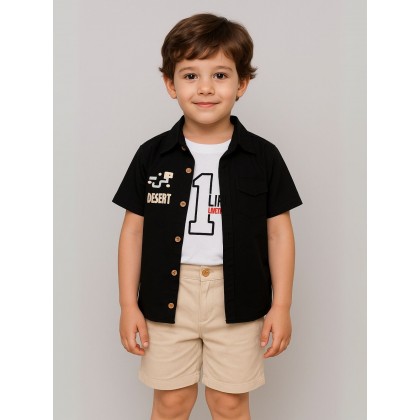 طقم ولادي أسود