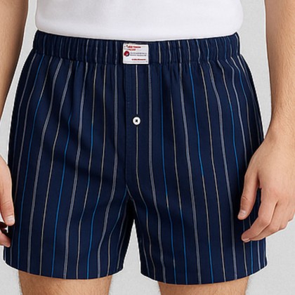 بوكسر رجال قطني لون كحلي